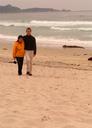 Cissy and Thilo (friends from Japan) at Carmel Beach.