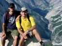 Maciej and Bart on top of Half Dome.