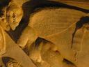 Angel on sarcophagus.