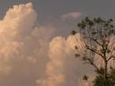 Cloudy skies over Pohkara.