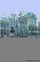 Twilight view over a small portion of Bruselles Grand Place square.