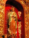 AsheÂ´s favorite, Our Lady of Guadalupe inside one of ArequipaÂ´s churches.