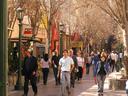 Downtown Cordoba -- pedestrian streets and lots of people out!